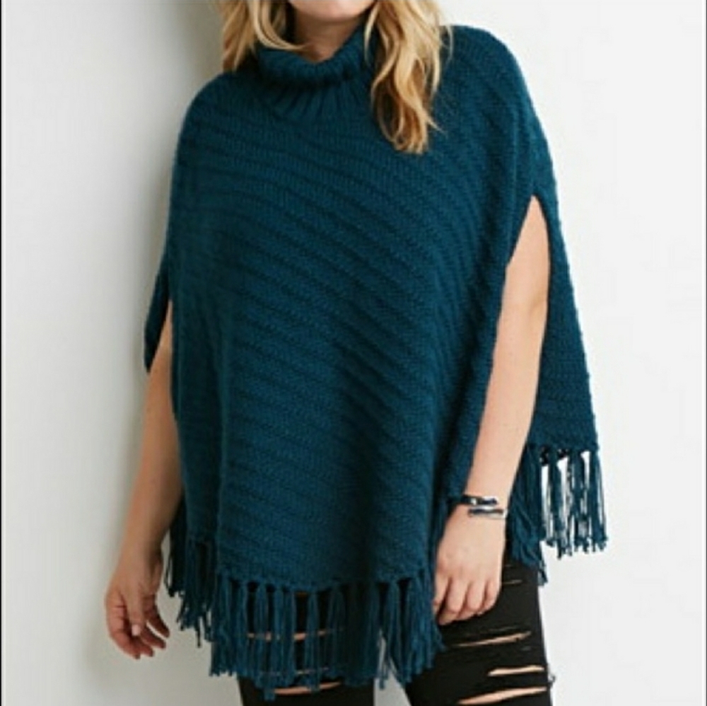 Turtleneck Poncho